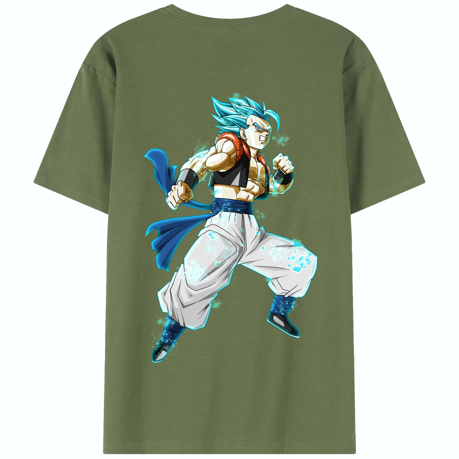 （画像用） ドラゴンボール ベジータ四世（Bejīta Yonsei）DRAGON BALL Vegeta IV 綿100％半袖Tシャツ（背面プリント）